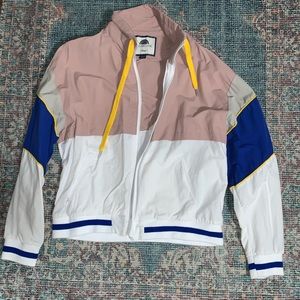 Color Blocked Wind Breaker